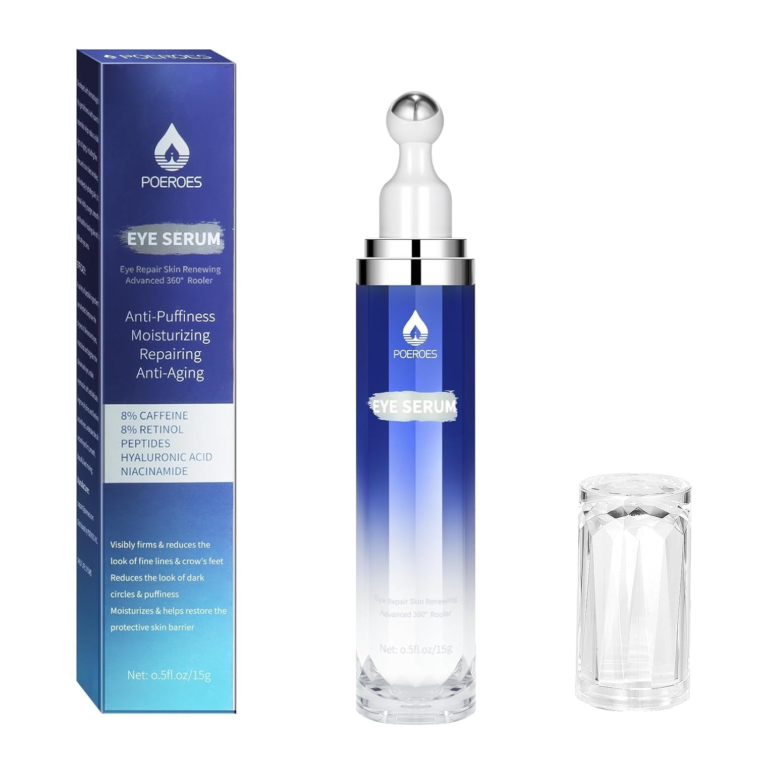 Instant Eye Cooling Roller Serum for Dark Circles & Puffiness