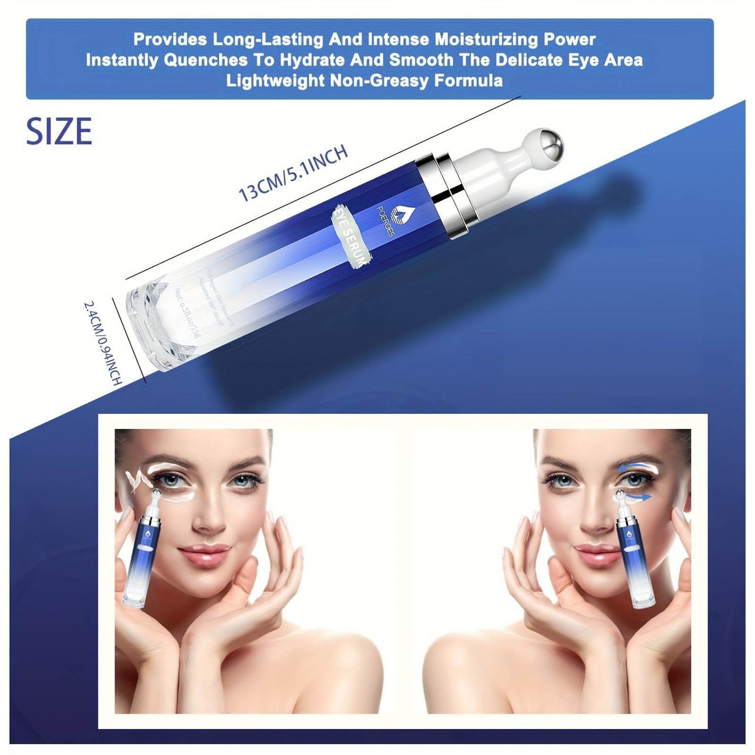 Instant Eye Cooling Roller Serum for Dark Circles & Puffiness